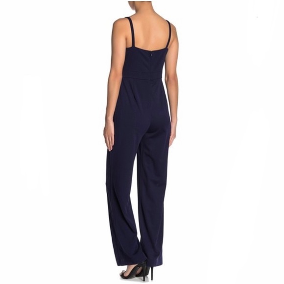Marina Spaghetti Strap Straight Leg Jumpsuit - Picture 3 of 6